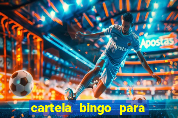 cartela bingo para cha de cozinha imprimir gratis